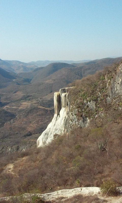 Petrified waterfalls, Hierve el Agua