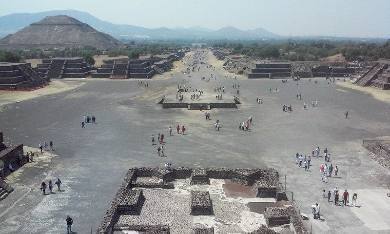 Teotihuacan from the Pyramid of the Moon