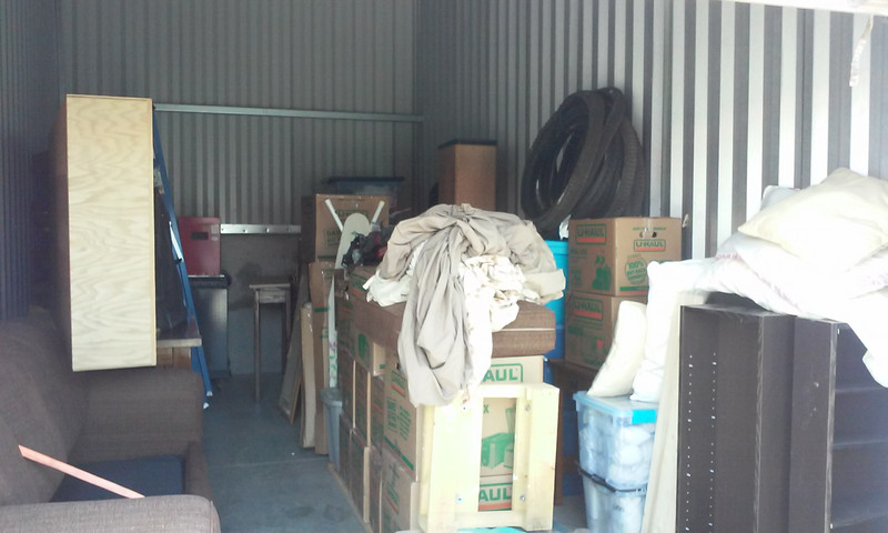 All our stuff going into storage