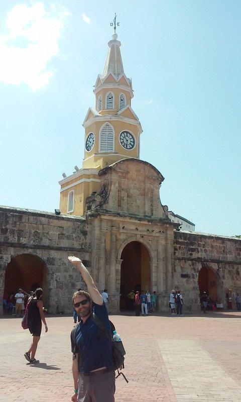 Clock Tower in Cartagena