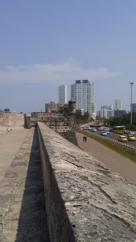 Old city walls, Cartagena de Indias