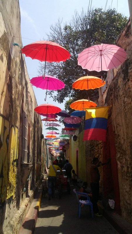 Umbrella alley, Getsemani