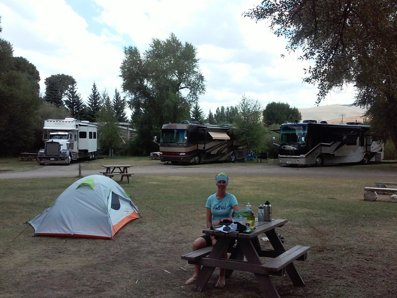 KOA campground in Dubois, WY