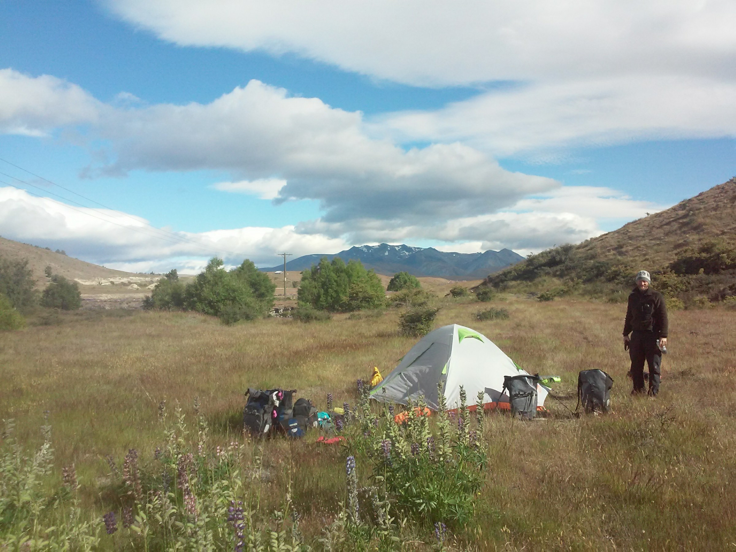 Our peaceful little campsite near Lake Tekapo | Photo