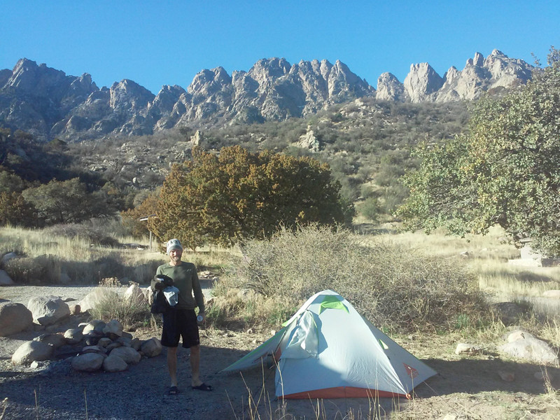 Beautiful desert campground at Aguirre Springs 