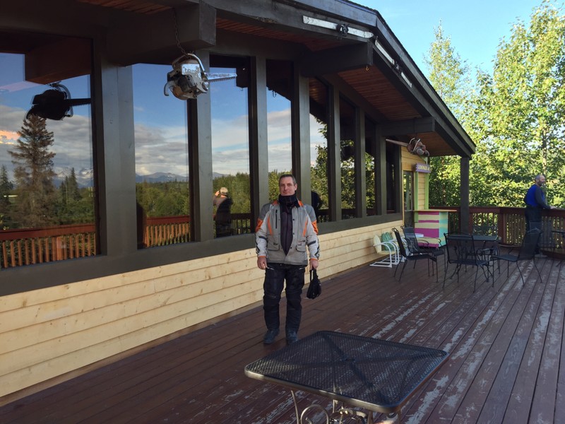 Trev at Mary Carey's Homestead in Denali State Park