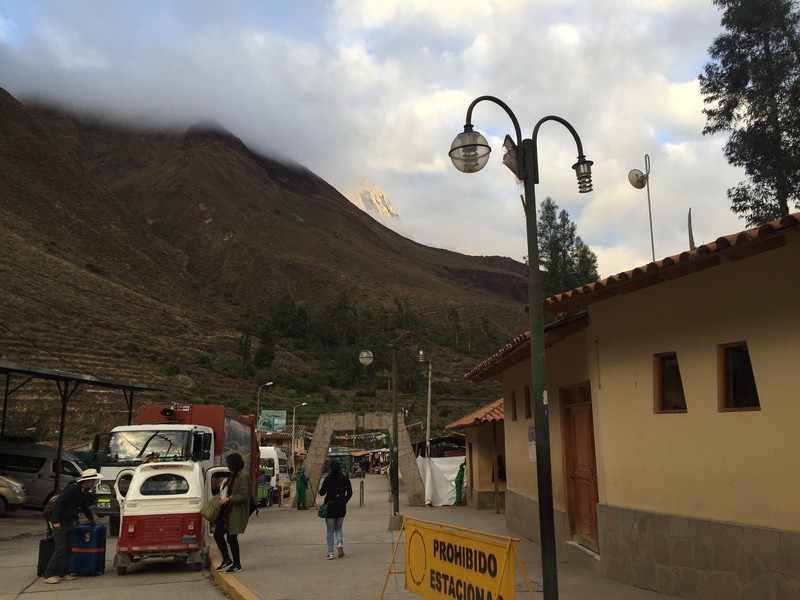 At the train station to Machu Picchu 