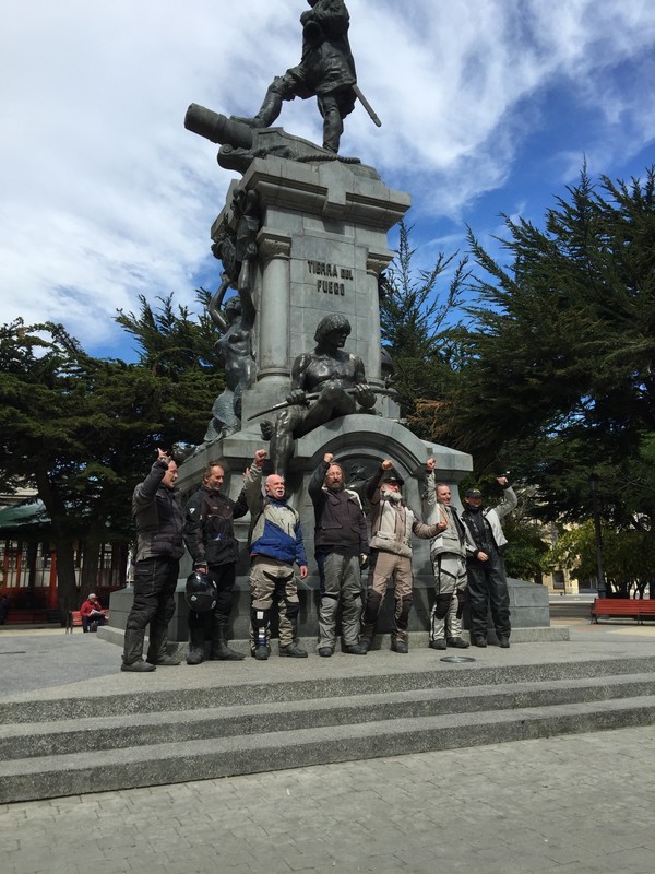 The monument in Punta Arenas 