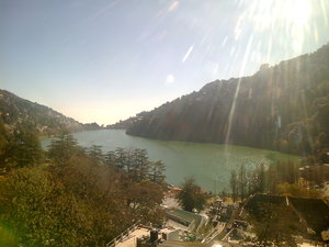 View of Naini Lake from Cable car