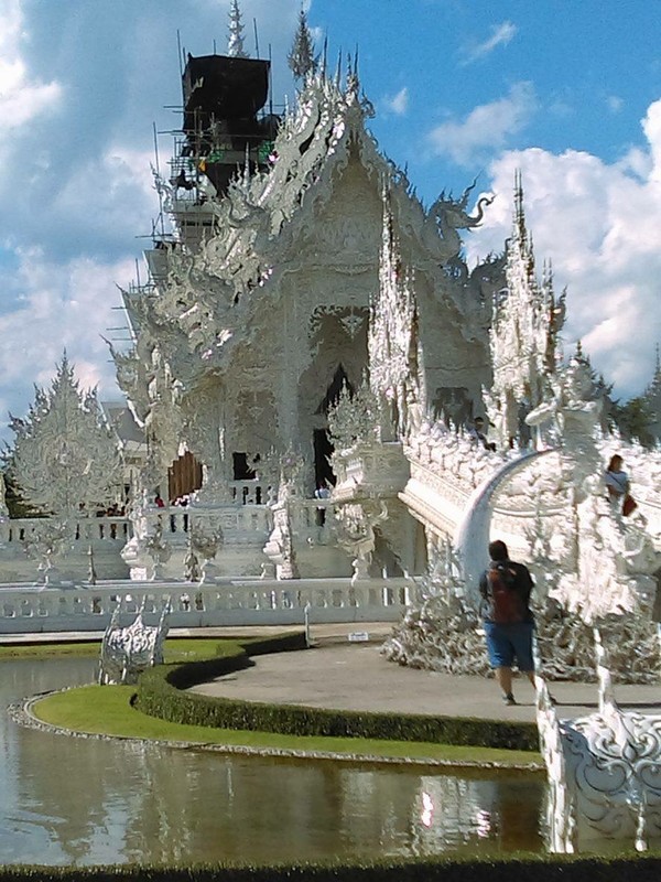 The White Temple in Chiang Rai.