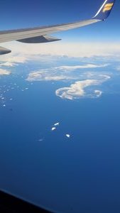 Flug über Grönland 