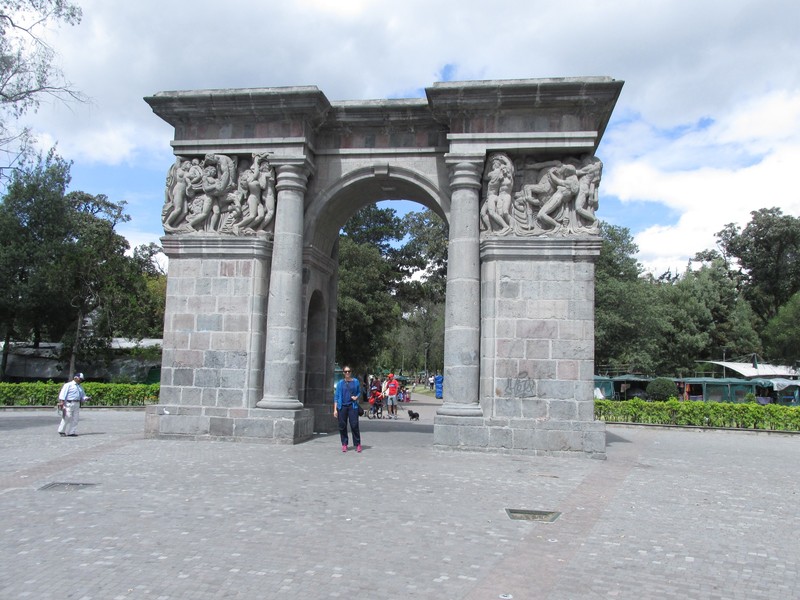 The Arc de triomphe of Quito
