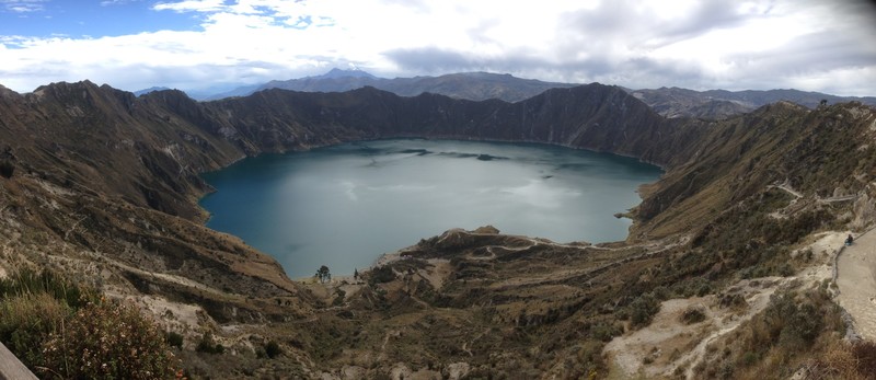 Lake Quilotoa.  Simply stunning