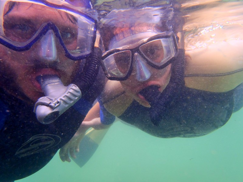 Underwater Selfie Shot