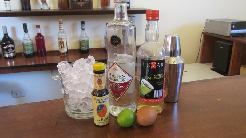 Essential ingredients of Pisco Sour