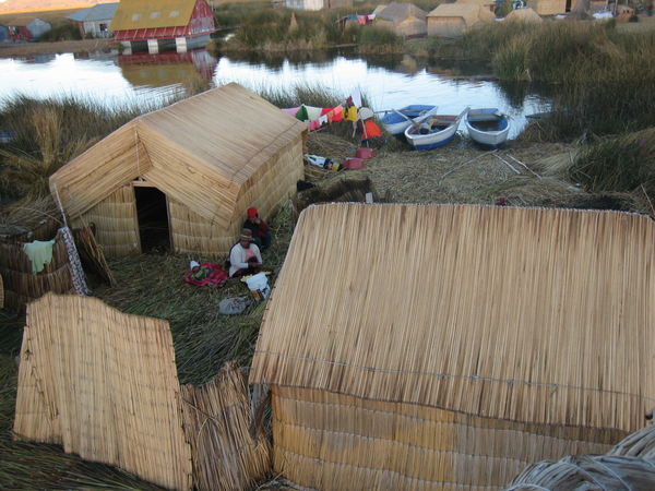 Some reed houses