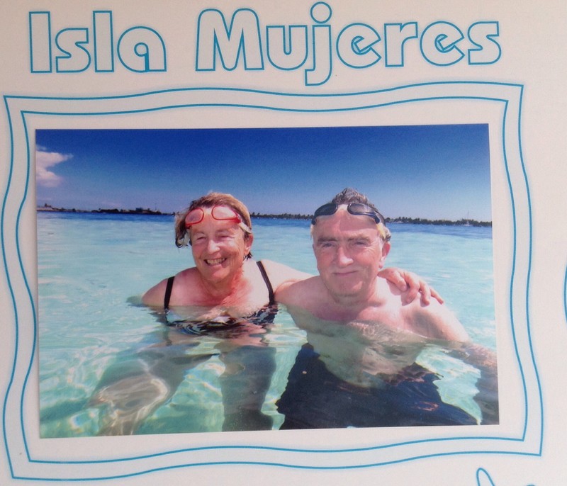 Hugh and I snorkelling!