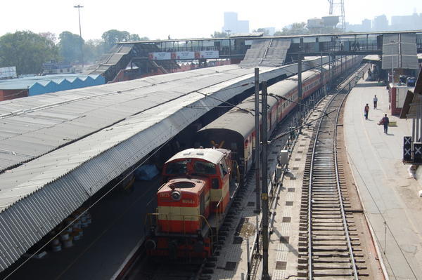 Delhi railway station.