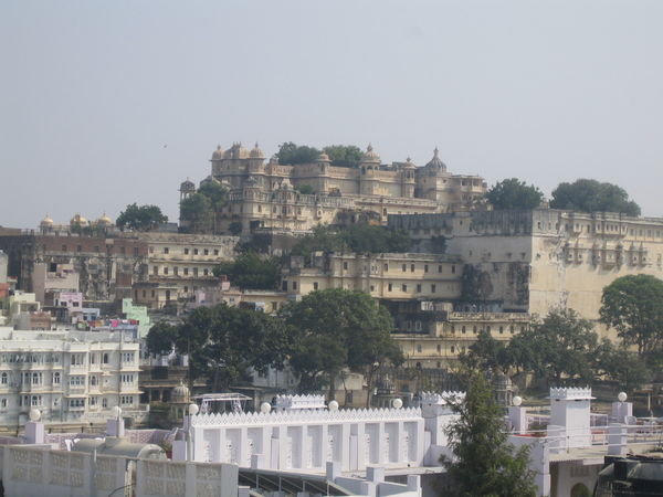 Picture of old city, overlooking the main city palace and some surrounding hotels.