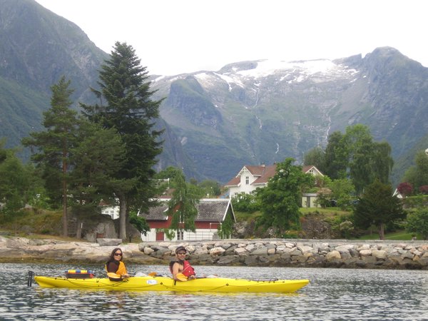 Kayaking in Song fjord