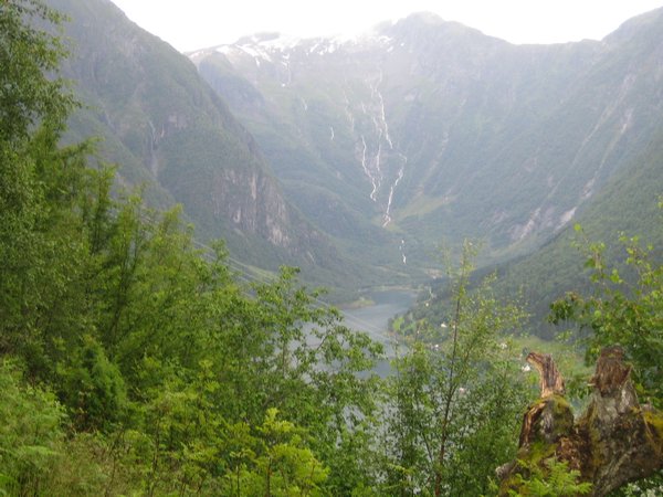 Hiking IN song fjord