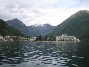 Kyaking in Song fjord