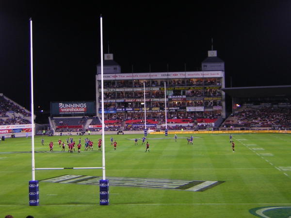 Crusaders rugby match