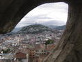 View over old Quito from the Basilica