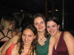 Claire, Tamsin and me