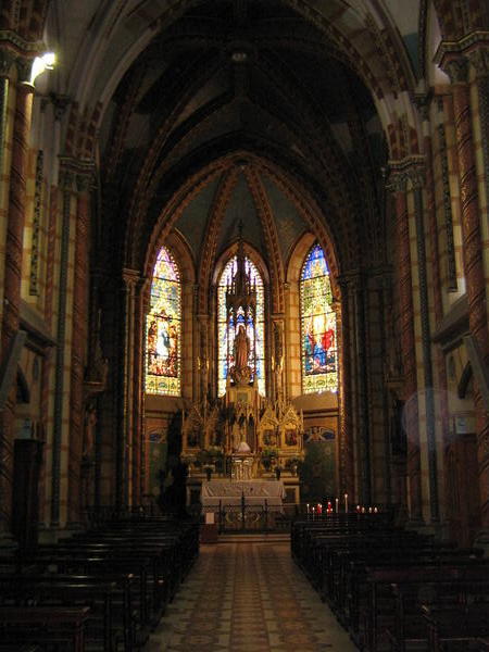 Inside the Chapel of Mary of the Sacred Heart