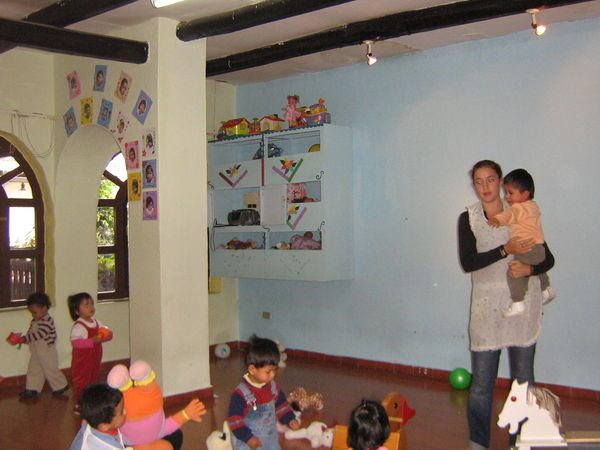 Playroom at the orphanage