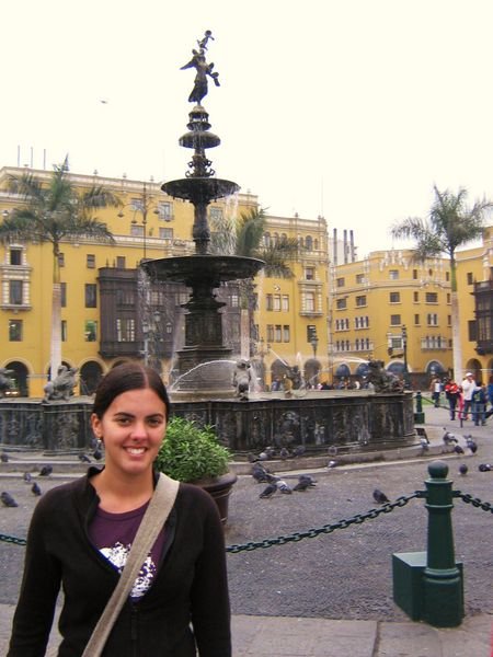 Me in the Plaza de Armas, Lima