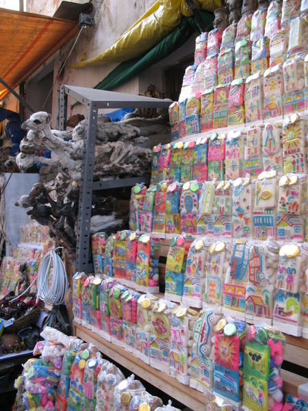 Witches' market in La Paz