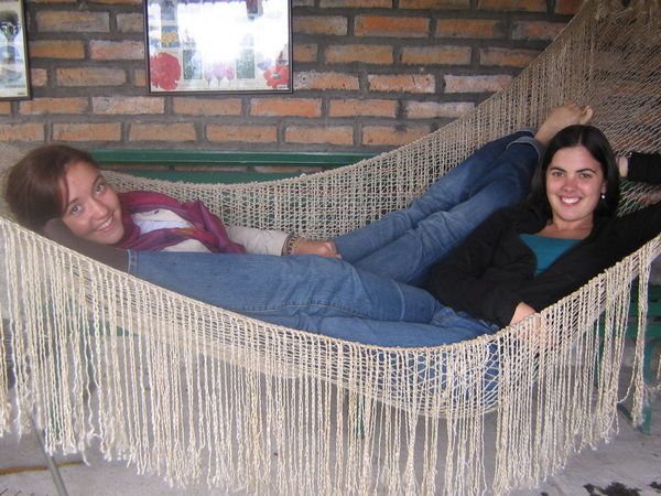 Me and Lou in the hammock