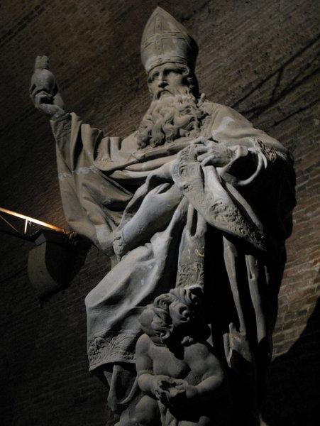Original statue from Charles Bridge