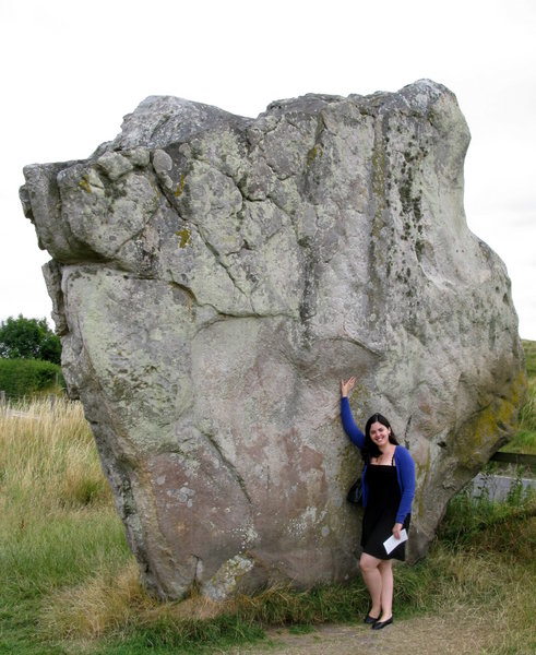 Me and a giant standing stone