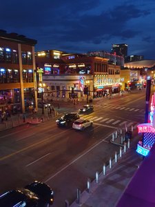 Broadway Nashville from Roof Top Bar.