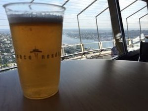 Beer at the Top of the Space Needle