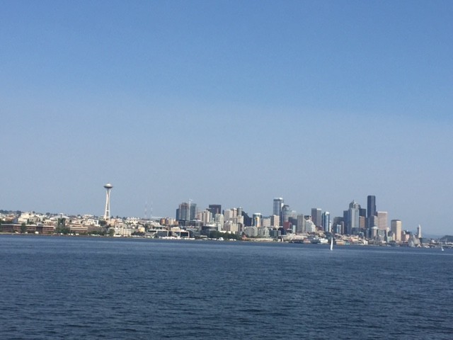 Seattle Skyline from the Boat