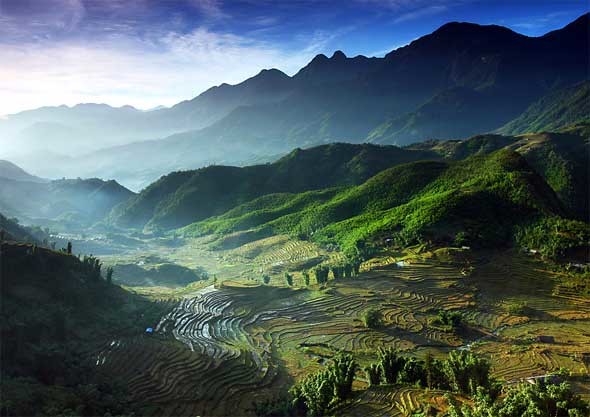 Spectacular scenery of Sapa Vietnam
