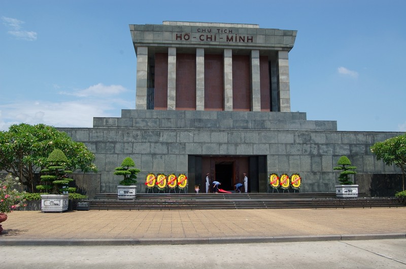 Ho Chi Minh Mausoleum Hanoi Vietnam 