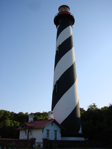 the light house in St. Augustine