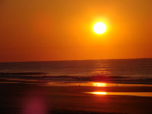 a spectacular Atlantic sunrise