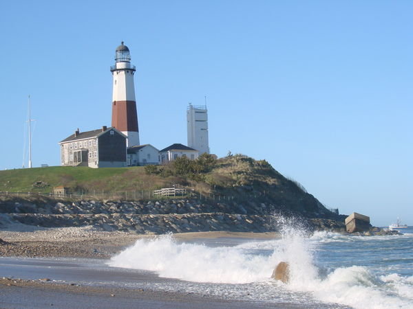 the Montauk Point Lighthouse