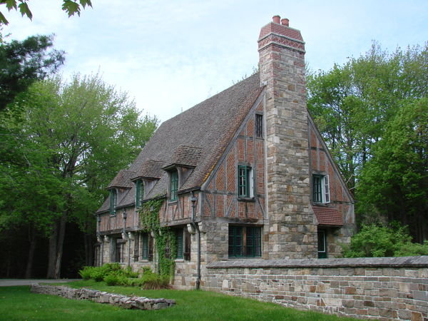One of the carriage trails gate houses