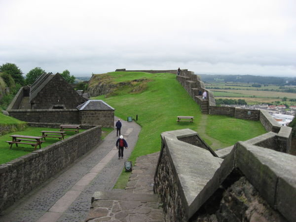 The walls of the castle
