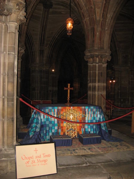 Tomb of St. Mungo in Glasgow Cathedral