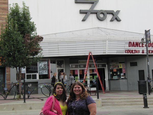 Kristen and me in front of Fox Theatre