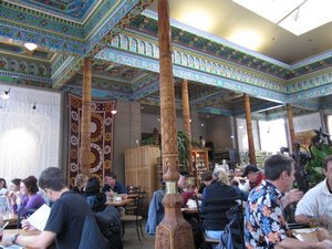 The interior of the Teahouse