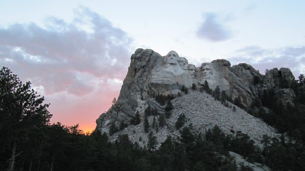 Sunset at Mt. Rushmore